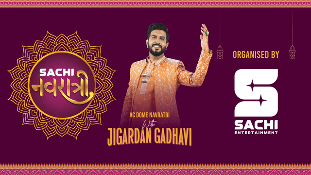 SACHI NAVRATRI AC DOME GARBA | Jigardan Gadhavi